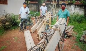 Read more about the article ଚୌକାଠ ସହ ୪ ସାଇକଲ୍ ଜବତ