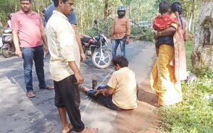 Read more about the article ରାସ୍ତାରେ ଗଛ ଭାଙ୍ଗି ୩ଗୁରୁତର