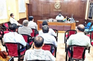Read more about the article ସମ୍ଭାବ୍ୟ ତୃତୀୟ ଲହର ସୁରକ୍ଷା ନେଇ ଜିଲ୍ଲା ସ୍ତରୀୟ ଟାସ୍କ ଫୋର୍ସ ବୈଠକ
