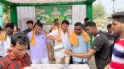 ଶ୍ରମିକ ଦିବସ : ବିଜୁ ଯୁବ ଜନତା ଦଳ ପକ୍ଷରୁ ବଣ୍ଟାଗଲା ଦହି ସରବତ ଓ ଜଳ