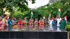 Read more about the article ଆଜାଦି କା ଅମୃତ ମହୋତ୍ସବରେ ମହିଳା ସ୍ୱାଧୀନତା ସଂଗ୍ରାମୀ ମାଳତି ଚୌଧୁରୀଙ୍କୁ ବିଜେପିର ଶ୍ରଦ୍ଧାଞ୍ଜଳି