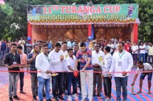 Read more about the article ୧୧ ତମ ତୁରଙ୍ଗ କପ୍ ଫୁଟବଲ ଟୁର୍ଣ୍ଣାମେଣ୍ଟ ଉଦଘାଟିତ, କଟକକୁ ହରାଇ ୨-୧ ଗୋଲରେ ବିଜୟୀ ହେଲା ବେଲପାହାଡ଼