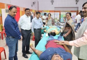 Read more about the article ଡିଏଭି ଜଗନ୍ନାଥ କ୍ଷେତ୍ରରେ ରଜତ ଜୟନ୍ତୀ ଉପଲକ୍ଷେ ରକ୍ତ ଦାନ ଶିବିର, ୧୩୦ ୟୁନିଟ୍ ରକ୍ତ ସଂଗୃହୀତ