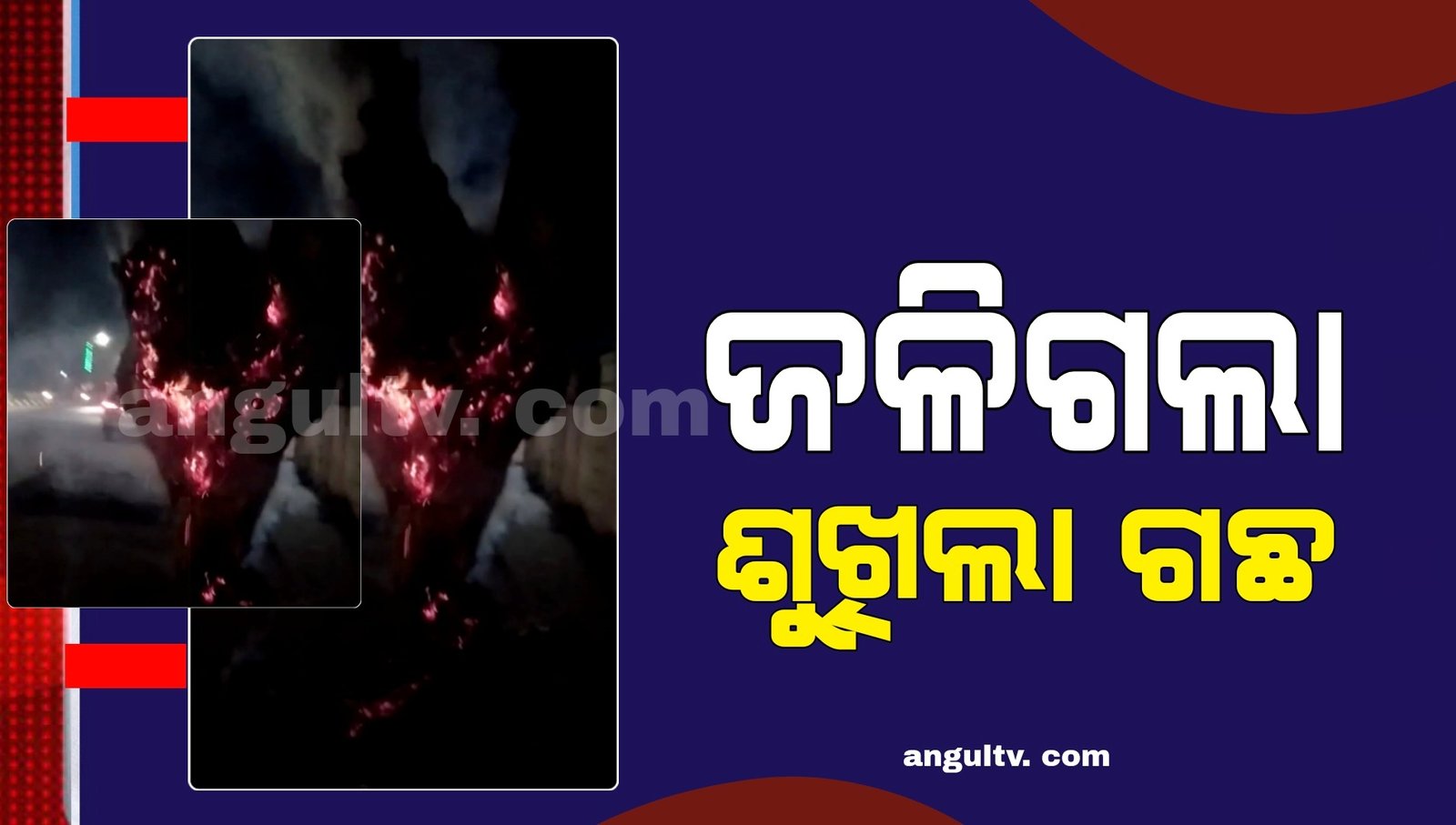 You are currently viewing ହୁ ହୁ ହୋଇ ଜଳିଲା ଅନୁଗୁଳ ସଭା ଘର ପାଖରେ ଥିବା ଗଛ, ନିଆଁକୁ ଆୟତ୍ତ କଲା ଅଗ୍ନିଶମ ବାହିନୀ