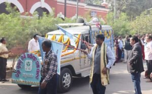 Read more about the article ଜିଲ୍ଲାସ୍ତରୀୟ ପାଣିପଞ୍ଚାୟତ ପକ୍ଷପାଳନ, ୨ ସଚେତନତା ରଥର ଶୁଭାରମ୍ଭ