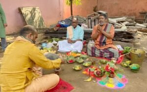 Read more about the article ମା’ ବାସନ୍ତୀ ଦୁର୍ଗା ପୂଜା ପାଇଁ ଭୂମି ପୂଜନ ଶେଷ, ଆସନ୍ତା ୨୭ ରୁ ଆରମ୍ଭ ହୋଇ ୩୧ ଯାଏଁ ଚାଲିବ