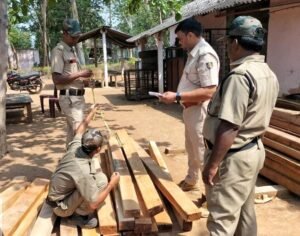 Read more about the article ବେଆଇନ ଚାଲାଣ ବେଳେ ଅଟୋ ସହ ୨୩ଖଣ୍ଡ ଶାଳ ଚୌକାଠ ଜବତ, ୨ ଗିରଫ