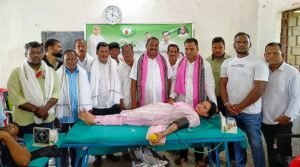 Read more about the article ବିଜୁ ଯୁବ ଜନତା ଦଳ ପକ୍ଷରୁ ରକ୍ତଦାନ ଶିବିର, ୪୫ ୟୁନିଟ ରକ୍ତ ସଂଗୃହୀତ