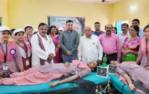 Read more about the article ସ୍ବେଚ୍ଛାକୃତ ରକ୍ତଦାନ ଶିବିର: ୩୭ ୟୁନିଟ୍ ରକ୍ତ ସଂଗୃହୀତ