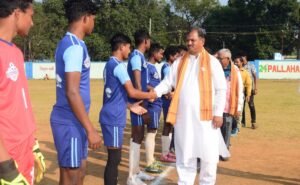 Read more about the article ପାଳଲହଡ଼ା ବାଜିରାଉତ କପ୍ ଫୁଟବଲ ଟୁର୍ଣ୍ଣାମେଣ୍ଟ ଉଦଯାପିତ: ପେଚାମୁଣ୍ଡି ଚାମ୍ପିୟନ୍