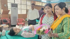 Read more about the article ଜଗନ୍ନାଥ କଳା କେନ୍ଦ୍ରରେ ରକ୍ତଦାନ ଶିବିର, ୯୦ ୟୁନିଟ ରକ୍ତ ସଂଗୃହୀତ