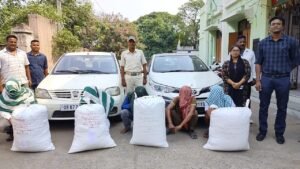 Read more about the article ୯୦ କେଜି ଗଞ୍ଜେଇ ଜବତ, ୫ ଗିରଫ