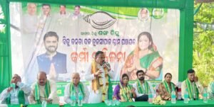 Read more about the article ଅନୁଗୁଳ ନିର୍ବାଚନ ମଣ୍ଡଳୀରେ ବିଜୁ ଜନତା ଦଳର ପଞ୍ଚାୟତସ୍ତରୀୟ କର୍ମୀ ସମ୍ମିଳନୀ, ଶଙ୍ଖ ଚିହ୍ନରେ ଭୋଟ୍ ଦେବାକୁ ନିବେଦନ