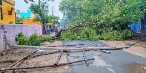 Read more about the article ଝଡ଼ ବାତ୍ୟାରେ କ୍ଷୟକ୍ଷତି: କର୍ମଚାରୀ ଅଭାବରୁ ବିଦ୍ୟୁତ୍ ସଂଯୋଗ ବିଳମ୍ବ