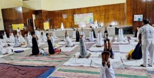 Read more about the article ଯୋଗ ସଂସ୍ଥାନ ଓ ବିକାଶ ପରିଷଦ ପକ୍ଷରୁ ଯୋଗ ଦିବସ