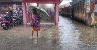 ଲଗାଣ ବର୍ଷାରେ ଘରେ ପଶିଲା ପାଣି