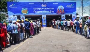 Read more about the article ପୁରୀ ରଥଯାତ୍ରାରେ ସେବା ଯୋଗାଇଲା ଜେଏସପି ଫାଉଣ୍ଡେସନ: ୧୪ ଲକ୍ଷରୁ ଅଧିକ ଭକ୍ତ ହେଲେ ଉପକୃତ