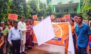 Read more about the article ସୁଭଦ୍ରା ଯୋଜନା ପାଇଁ ପଦଯାତ୍ରା ଓ ସ୍ୱାକ୍ଷର ଅଭିଯାନ ଆୟୋଜିତ