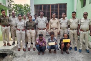 Read more about the article ୮୧ ଗ୍ରାମ ବ୍ରାଉନ ସୁଗାର ଜବତ ୩ ଗିରଫ