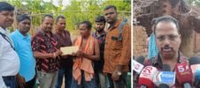ମୃତ ସୁଭଦ୍ରା ପଦିଲିଙ୍କ ପରିବାରକୁ ଭେଟି ସମବେଦନା ଜଣାଇଲା ଅନୁଗୁଳ ଜିଲ୍ଲା ସାମ୍ବାଦିକ ସଂଘ, ପ୍ରଦାନ କଲା ସହାୟତା ରାଶି