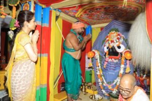 Read more about the article ଜିନ୍ଦଲ ନଗରରେ ନୀଳାଦ୍ରି ବିଜେ: ଦେବଭୂମିର ରତ୍ନବେଦୀକୁ ଫେରିଲେ  ଶ୍ରୀ ଚତୁର୍ଦ୍ଧାମୂର୍ତ୍ତି