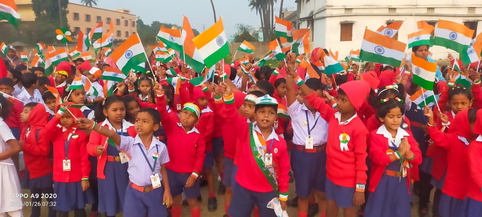 You are currently viewing ସରସ୍ଵତୀ ଶିଶୁ ବିଦ୍ୟା ମନ୍ଦିରରେ ୭୭ତମ ସାଧାରଣତନ୍ତ୍ର ଦିବସ ପାଳିତ