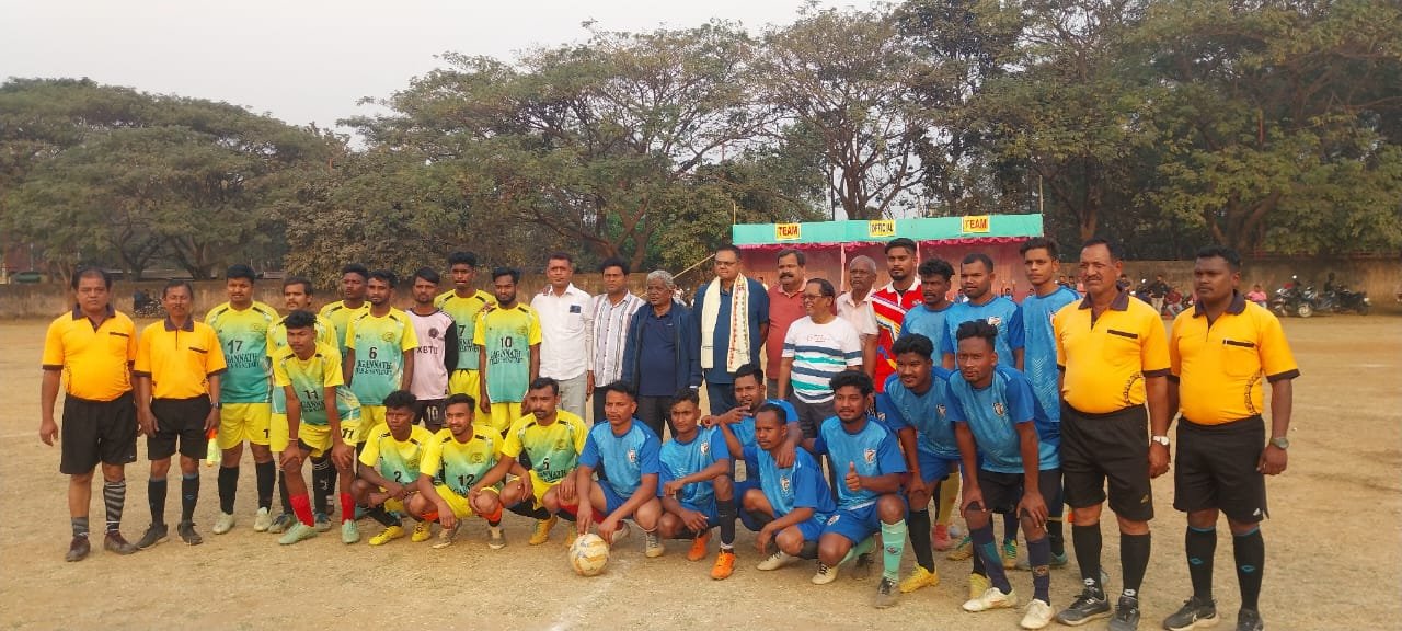 You are currently viewing ଜିଲ୍ଲା ଗ୍ରାମାଞ୍ଚଳ ଫୁଟବଲ ଲିଗ: ଖମାର ଓ ସାନସଡା ମ୍ୟାଚ ‘ଡ୍ର’