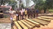 ଜରପଡ଼ା ବନ ବିଭାଗର ବଡ଼ କାର୍ଯ୍ୟାନୁଷ୍ଠାନ: ବିପୁଳ ପରିମାଣର ଚୋରା ଶାଗୁଆନ କାଠ ଜବତ